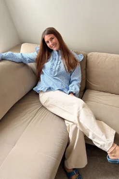 Reno Ruby Ruffle Blouse*Noella Outlet