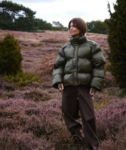 Neo Noir Rhea Shiny Puffer Jacket 165094< Overtøj & Jakker