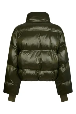 Neo Noir Rhea Shiny Puffer Jacket 165094< Overtøj & Jakker