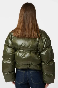 Neo Noir Rhea Shiny Puffer Jacket 165094< Overtøj & Jakker