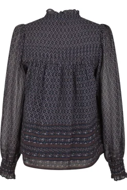 Rhia Border Pattern Blouse 163994*Neo Noir New