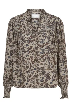 Neo Noir Rhia Drapy Ivy Blouse 163797< Bluser & Skjorter|Ammevenligt Tøj