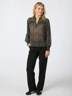 Rhia Secret Flower Blouse*Neo Noir Best