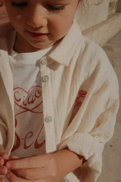 Konges Sløjd Rhw X Ks Bella Shirt Gots Ks103591<Børn Bluser & Skjorter