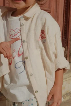 Konges Sløjd Rhw X Ks Bella Shirt Gots Ks103591<Børn Bluser & Skjorter