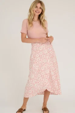 A-View Rib Knit Short Sleeve Top< T-Shirts & Toppe