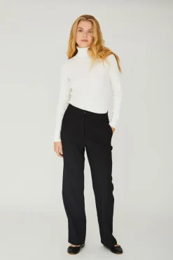A-View Rib Rollneck Blouse< Bluser & Skjorter|Strik