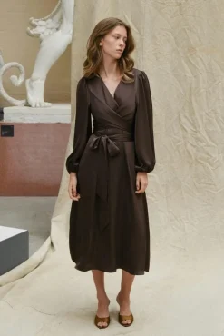 Rimini Heavy Sateen Dress 163039*Neo Noir Best