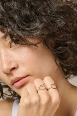 Enamel Copenhagen Ring, Organic Heart R87GM< Ringe