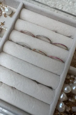 Ringe med sten*Mellow Moon Hot