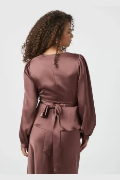 Neo Noir Rista Heavy Sateen Blouse 164803< Sæt 🛍️|Bluser & Skjorter