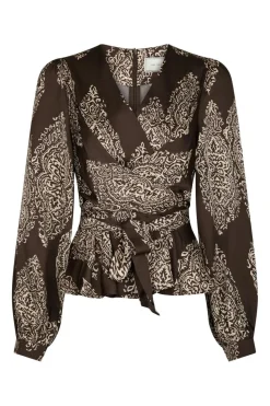 Neo Noir Rista Paisley Drop Blouse 166208< Bluser & Skjorter
