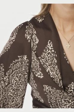 Neo Noir Rista Paisley Drop Blouse 166208< Bluser & Skjorter