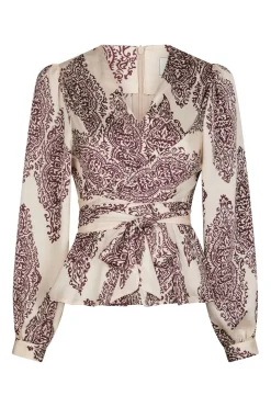 Neo Noir Rista Paisley Drop Blouse 166208< Bluser & Skjorter