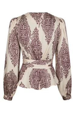 Neo Noir Rista Paisley Drop Blouse 166208< Bluser & Skjorter