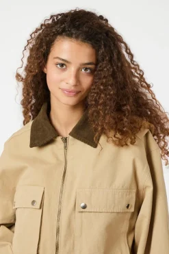 Neo Noir Rivera Canvas Boxy Jacket 164402< Overtøj & Jakker