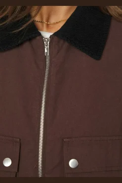 Neo Noir Rivera Canvas Boxy Jacket 164402< Overtøj & Jakker