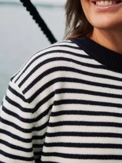 Neo Noir Rivi Stripe Knit Sweater 164957< Strik|Bluser & Skjorter