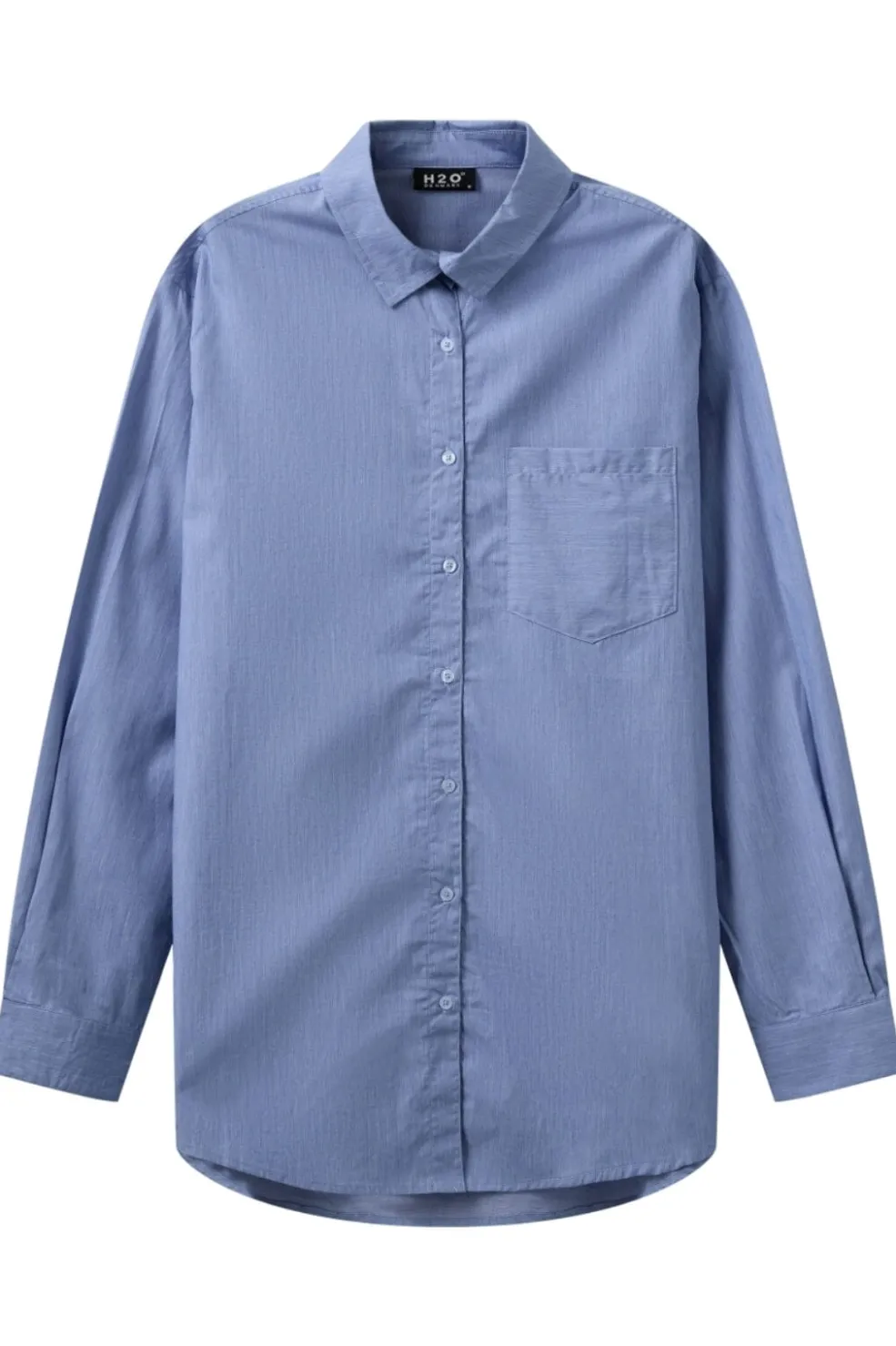 H2O Rønne Essential Pajamas Shirt L/S 101018< Bluser & Skjorter|Sæt 🛍️
