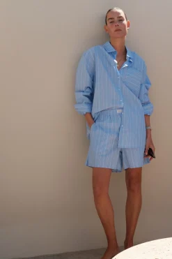 H2O Rønne Essential Pajamas Shirt L/S 101018-2< Bluser & Skjorter|Sæt 🛍️