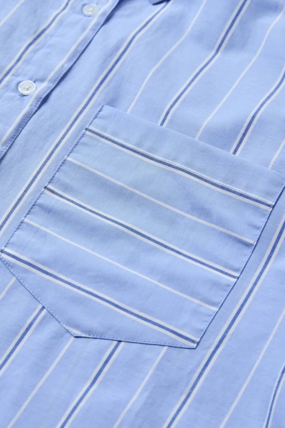 H2O Rønne Essential Pajamas Shirt L/S 101018-2< Bluser & Skjorter|Sæt 🛍️