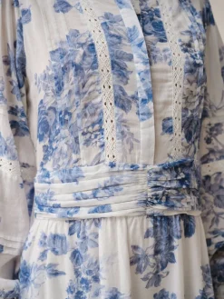 Roberta Flower Flow Dress 165425*Neo Noir