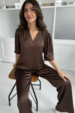 Continue Roberta Satin 14962< Bukser, Jeans & Leggings