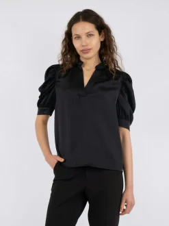 Roella Heavy Sateen Blouse*Neo Noir