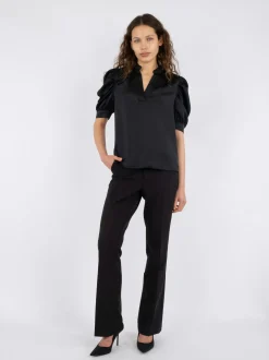 Roella Heavy Sateen Blouse*Neo Noir