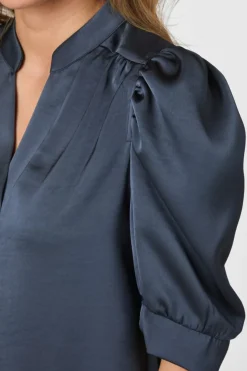 Neo Noir Roella Heavy Sateen Blouse 162590< Bluser & Skjorter