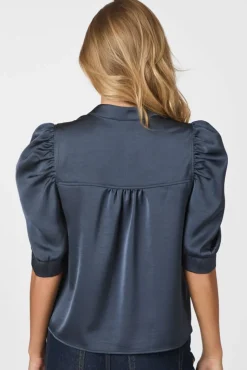 Neo Noir Roella Heavy Sateen Blouse 162590< Bluser & Skjorter