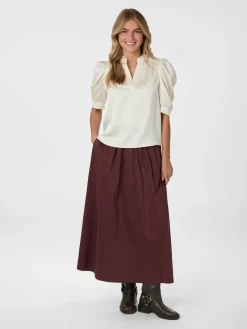 Neo Noir Roella Heavy Sateen Blouse 162590< Bluser & Skjorter