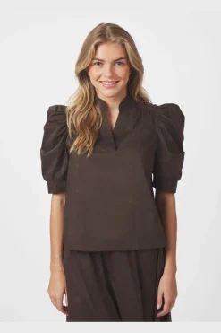 Neo Noir Roella Poplin Blouse 164283< Bluser & Skjorter