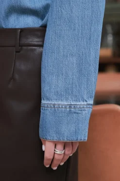 Roger Denim Shirt 162889*Neo Noir Clearance