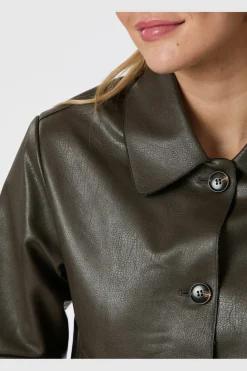 Romana Faux Pu Jacket 164349*Neo Noir Clearance