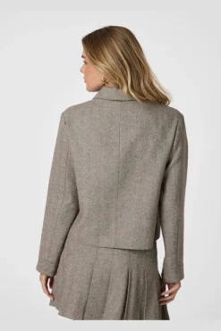 Romana Herringbone Jacket 164892*Neo Noir Sale