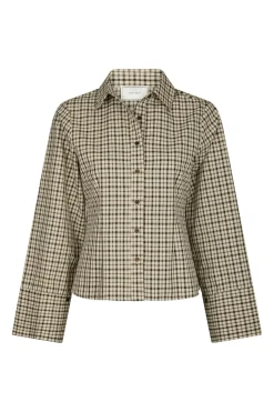 Neo Noir Rosa Checked Shirt 167289< Bluser & Skjorter|Ammevenligt Tøj