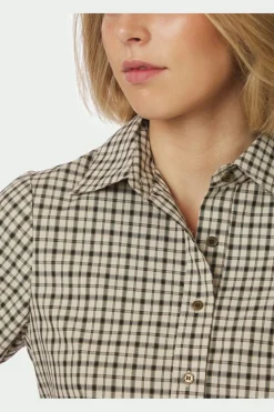 Neo Noir Rosa Checked Shirt 167289< Bluser & Skjorter|Ammevenligt Tøj