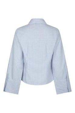 Rosa Light Check Shirt 167942*Neo Noir New