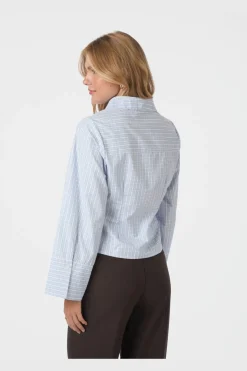 Rosa Light Check Shirt 167942*Neo Noir New