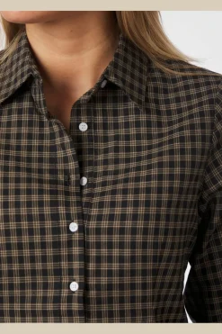 Rosa Mini Check Shirt 167089*Neo Noir New