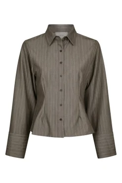 Rosa Pinstripe Melange Shirt 167016*Neo Noir Online