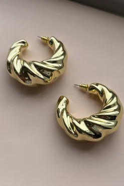 Mellow Moon Rose Earring< Øreringe