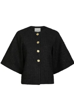 Neo Noir Rosella Boucle Mini Jacket 166488< Overtøj & Jakker