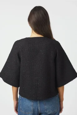 Neo Noir Rosella Boucle Mini Jacket 166488< Overtøj & Jakker