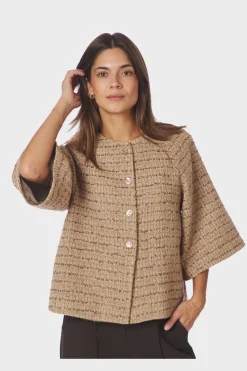 Rosella Boucle Mini Jacket 166488*Neo Noir Hot