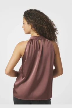 Rosette Heavy Sateen Top 164817*Neo Noir Discount