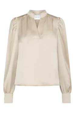 Neo Noir Rosslyn Heavy Sateen Blouse 163769< Bluser & Skjorter