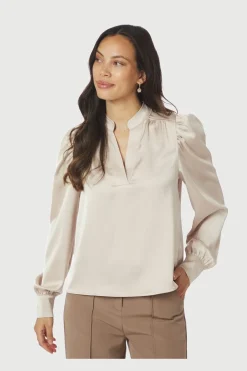 Neo Noir Rosslyn Heavy Sateen Blouse 163769< Bluser & Skjorter