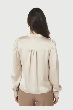 Neo Noir Rosslyn Heavy Sateen Blouse 163769< Bluser & Skjorter